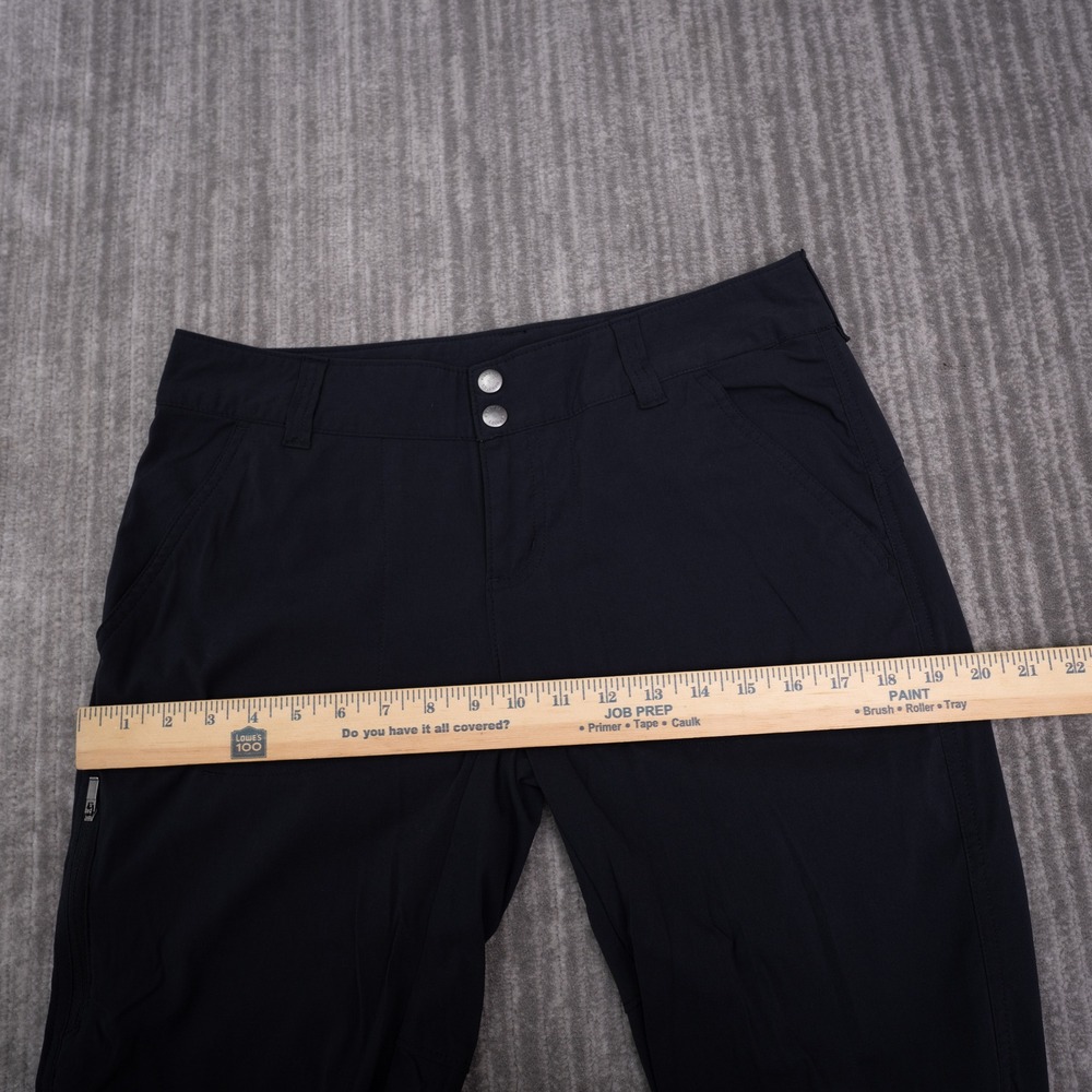 Columbia Capri Pants Womens 8 Black Excellent Omni-Shield Hiking Outdoor - Picture 4 of 9
